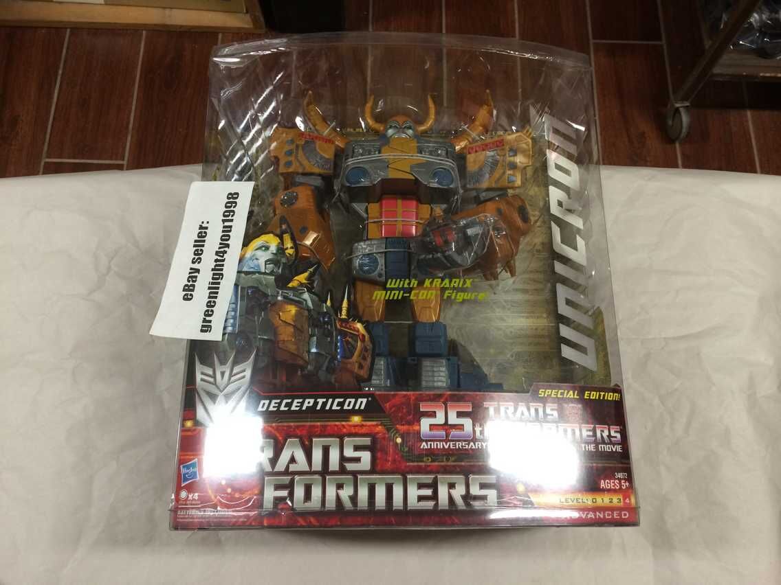 Hasbro Transformers 25th Anniversary Unicron with Kranix Action Figure - Click Image to Close